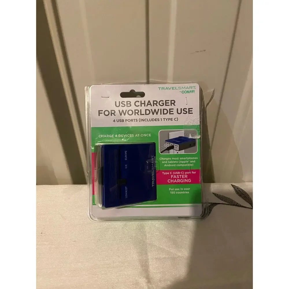 Travelsmart worldwide usb charger